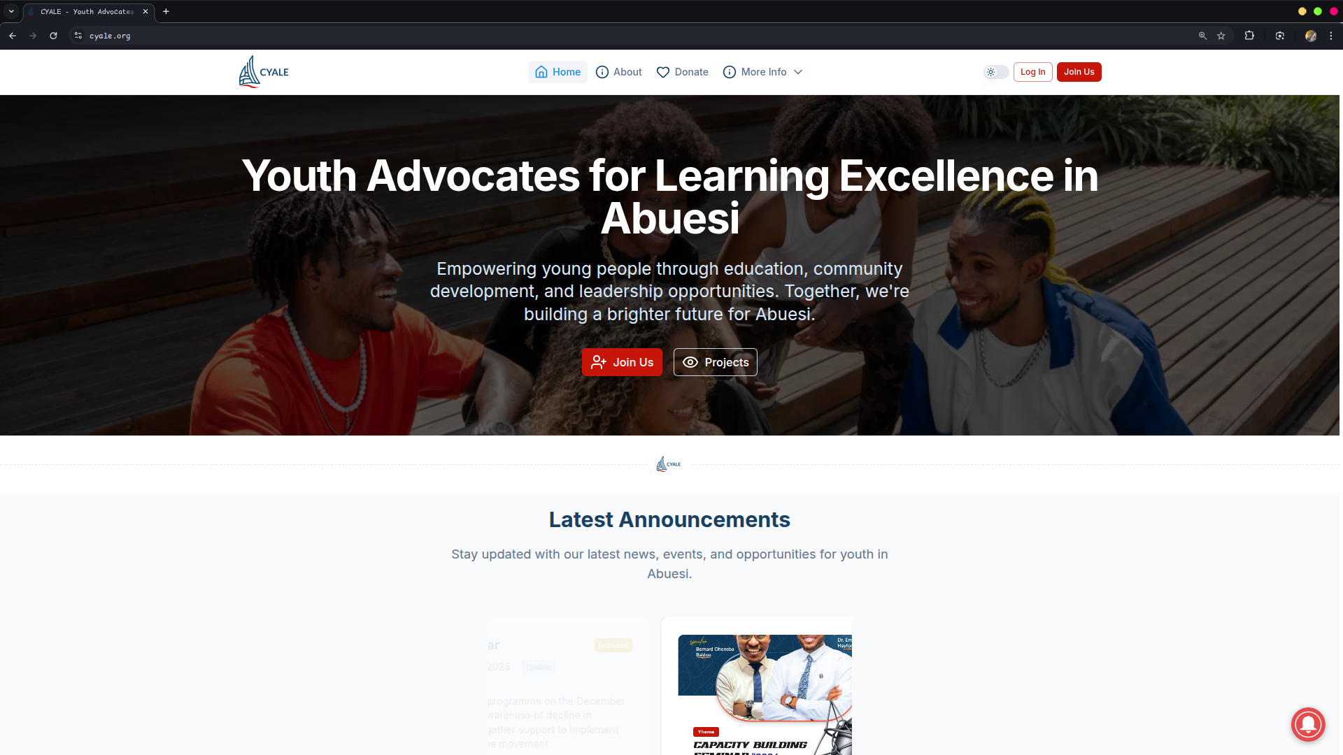 Cyale Website